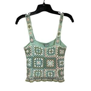 American Eagle Outfitters Green Tank Top